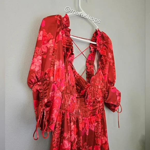 For Love & Lemons Alia Mini Floral Dress - Picture 4 of 8